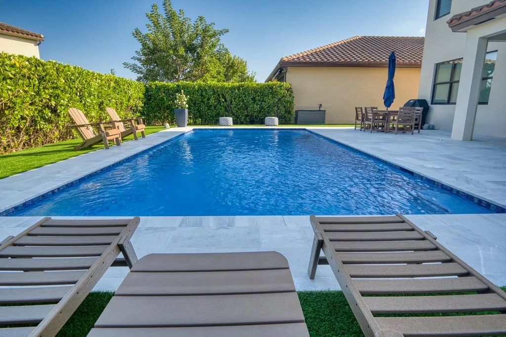 Pool and deck ready to swim, Klays Court Escape